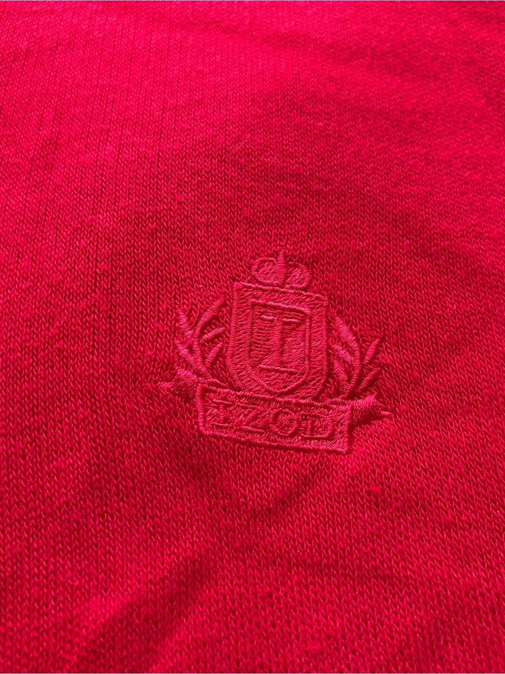 Vintage Izod Red Sleeveless Sweater Vest Men’s Big 3X Casual Preppy USA Made